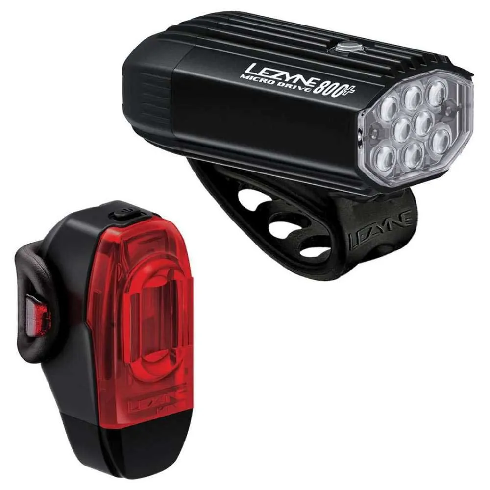 Lezyne Micro Drive 800+ / KTV Drive+ light set