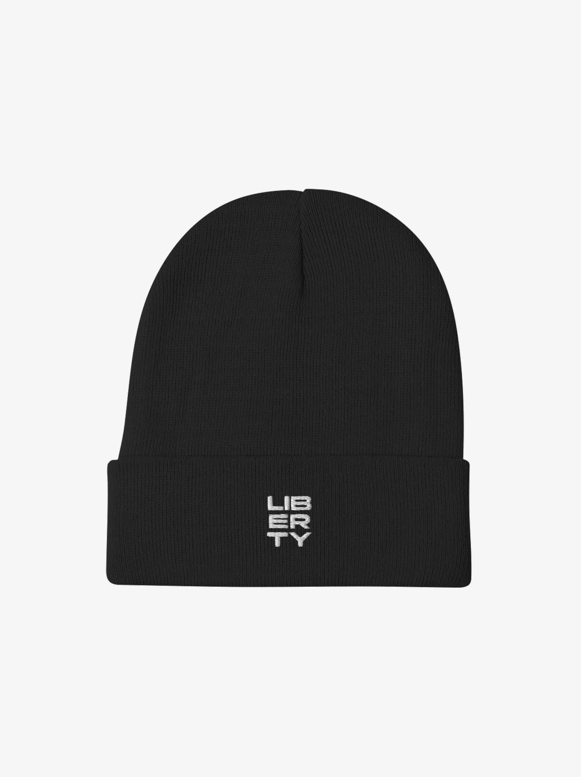 Stacked Logo Embroidered Beanie