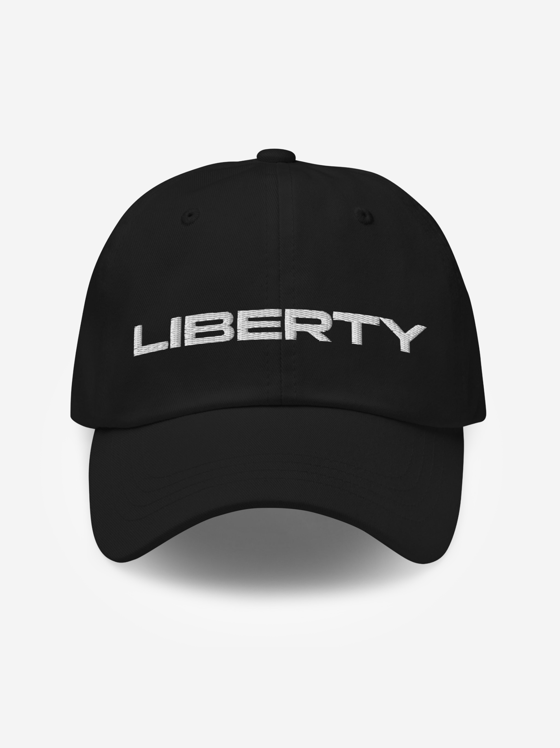 White Embroidery Liberty Skis Cap