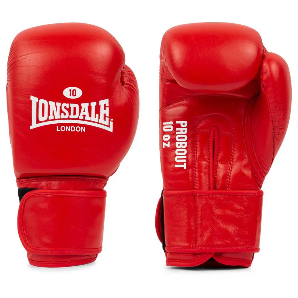 Lonsdale Probout leather boxing gloves