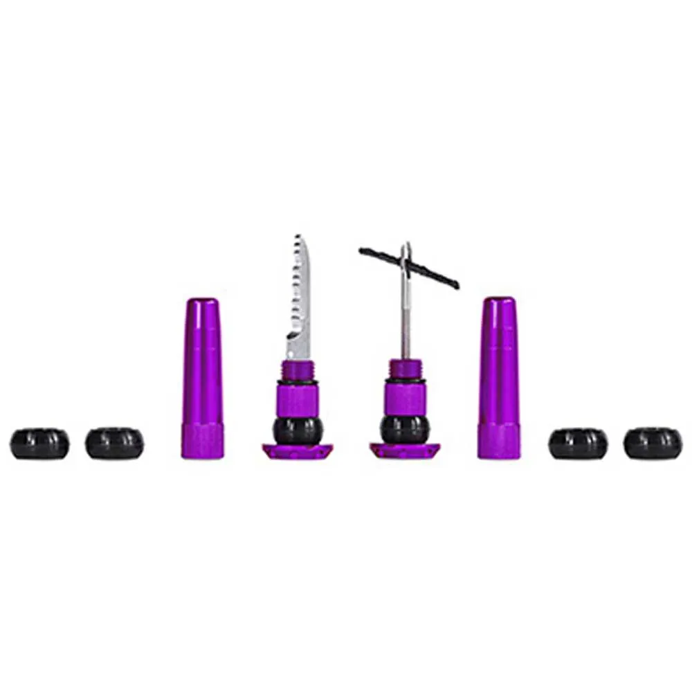 Muc Off Stealth Tubeless Puncture Plug Purple Handlebar repair kit