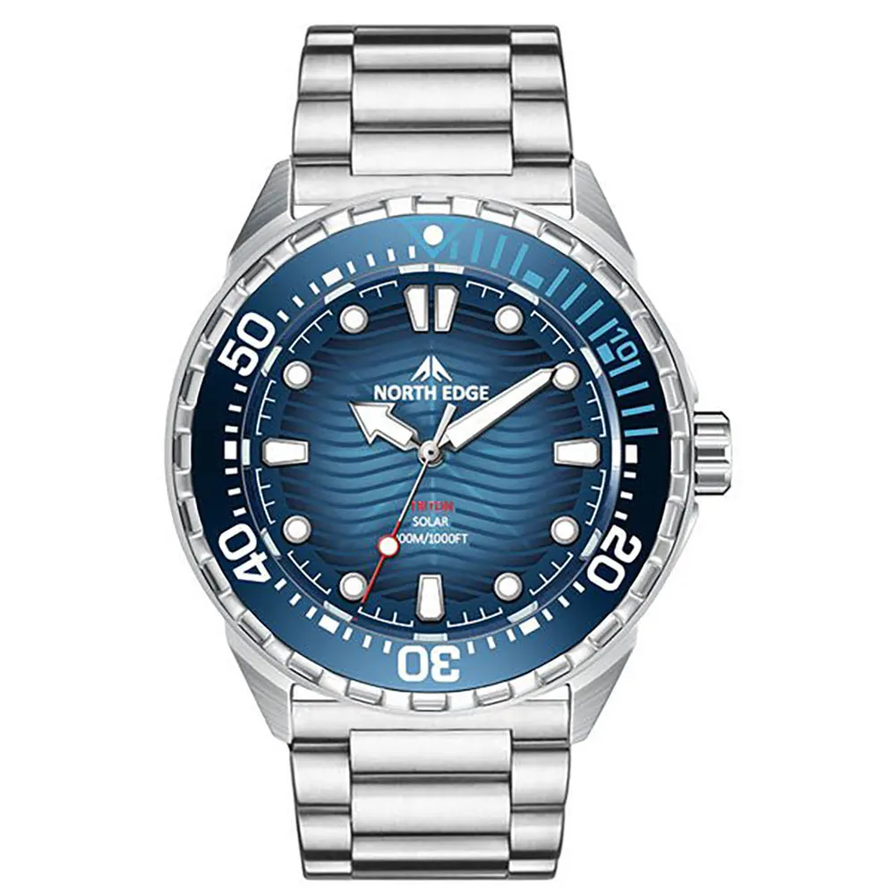 North Edge Triton Steel watch