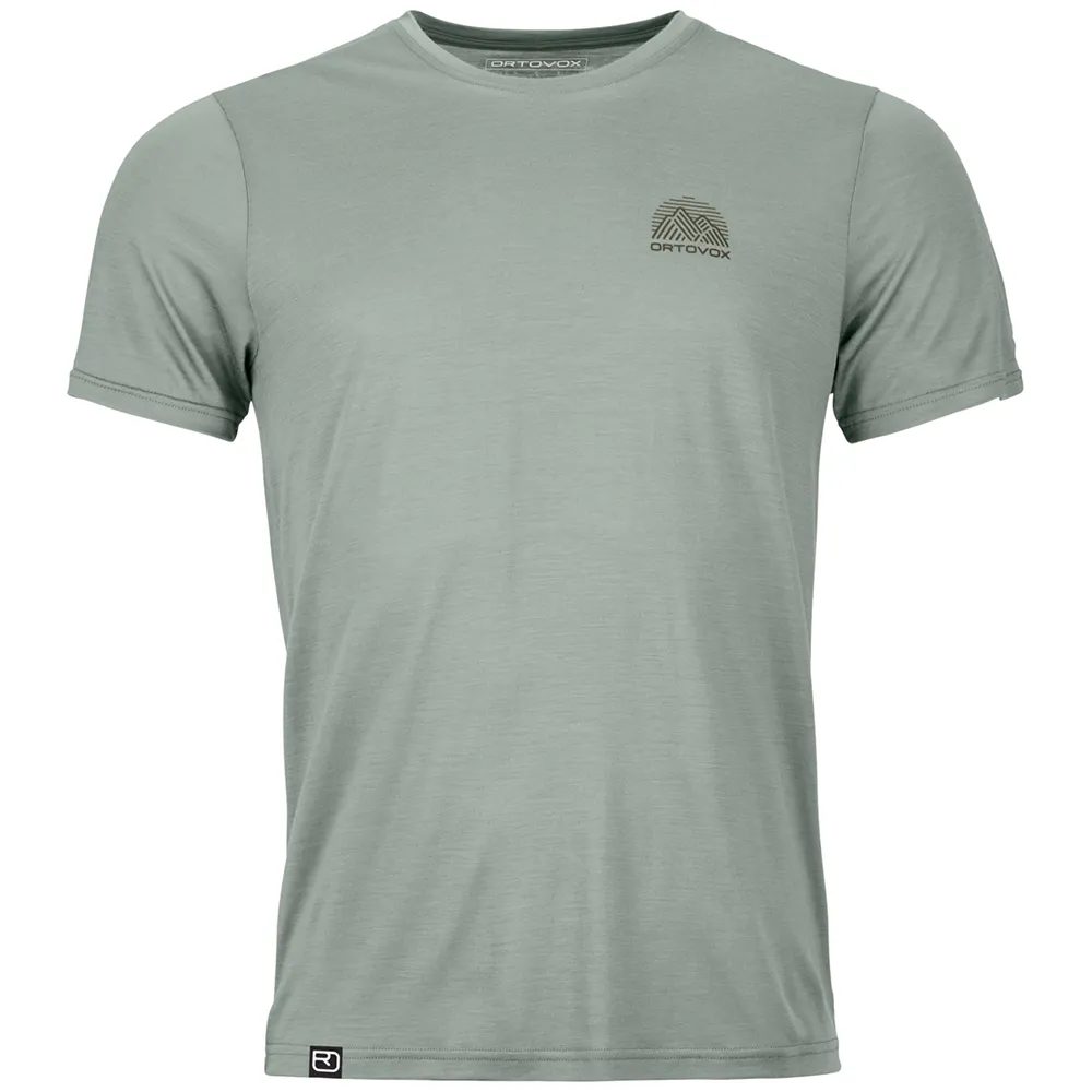 Ortovox 120 Cool Tec MTN Stripe short sleeve T-shirt