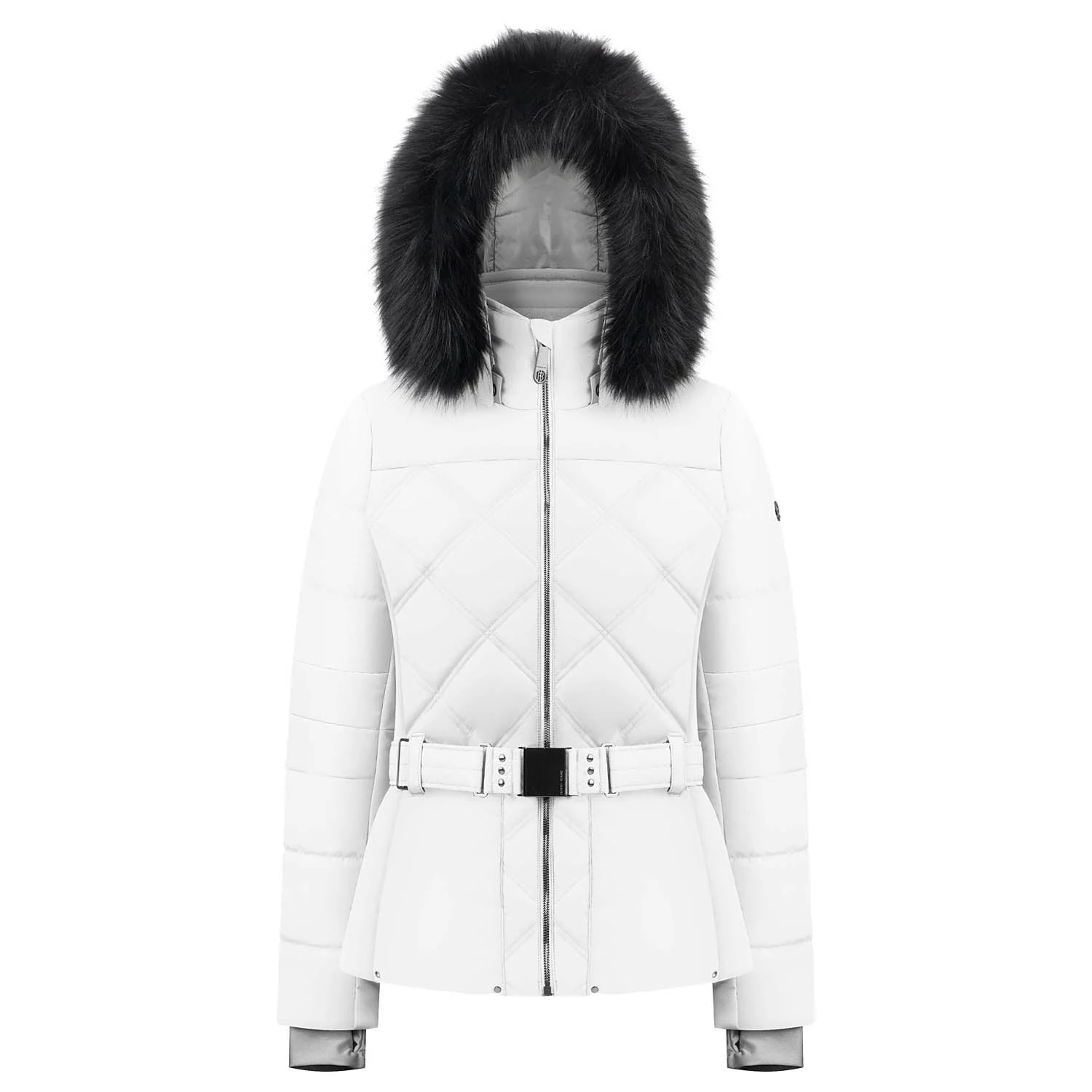 Quilted Faux Fur Ski Jacket