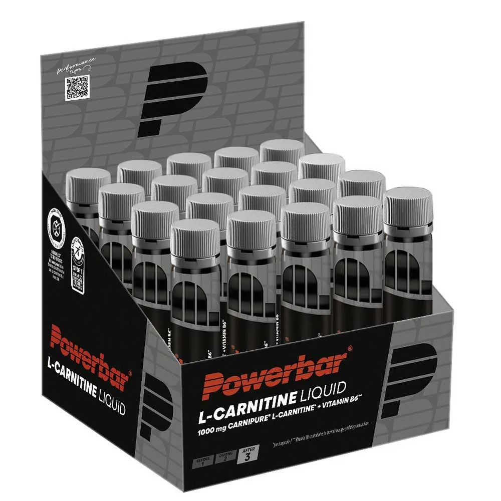Powerbar Lcarnitina Black Line drink vials box 20 units