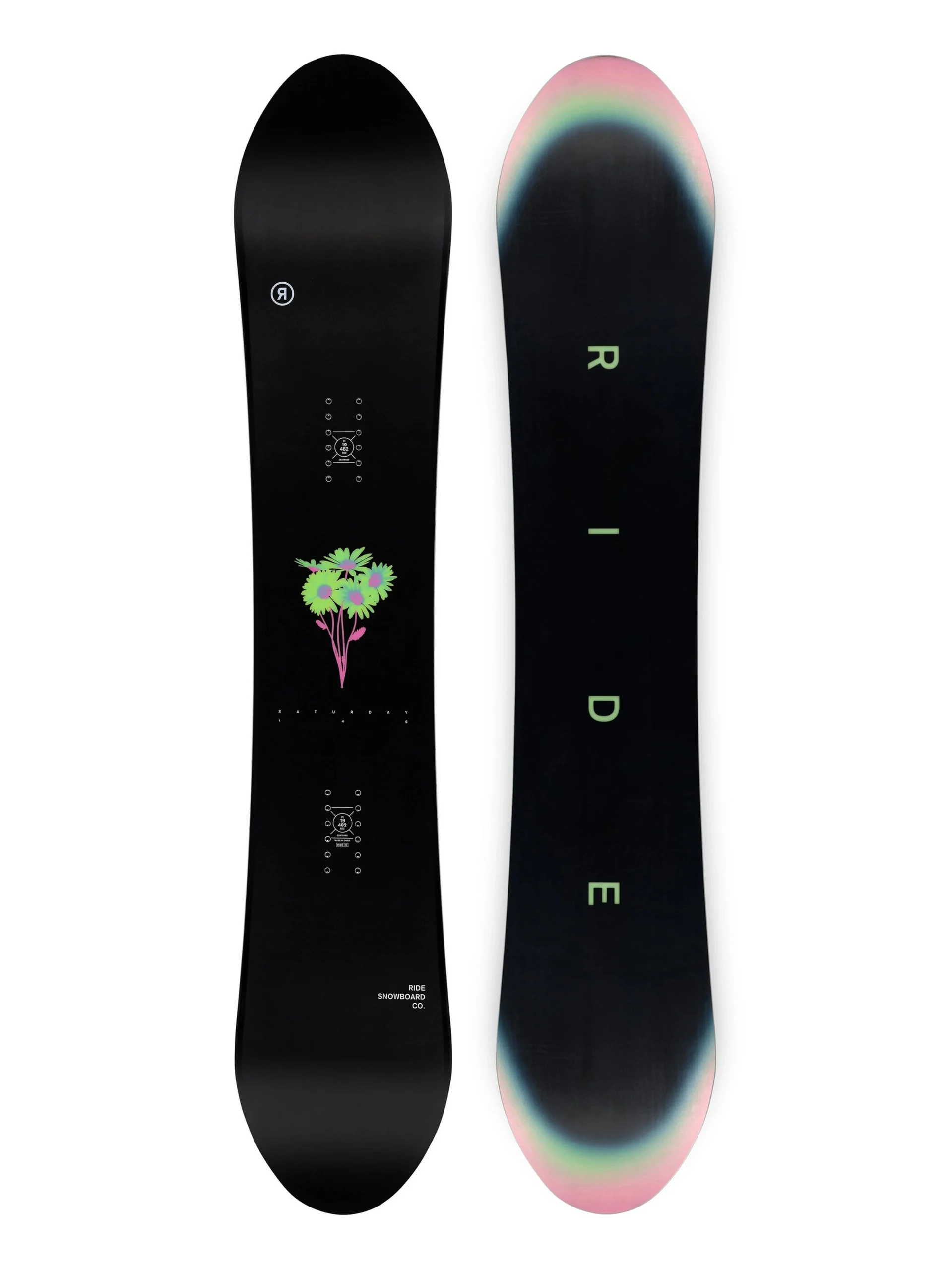 Ride Saturday Womens Snowboard 2024