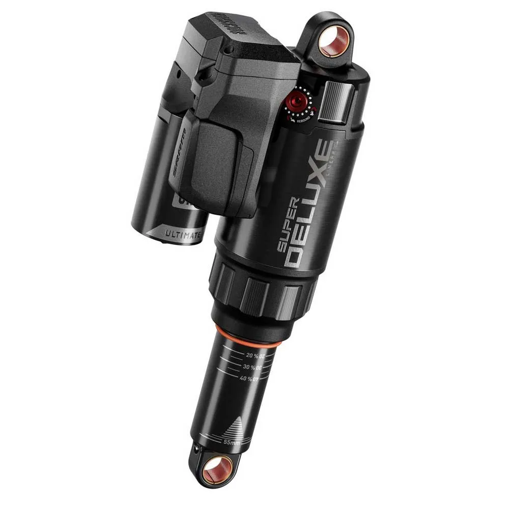 RockShox Super Deluxe Ult Flight Attendant Linear XL Air TokenLoc3n Reb55/Comp30 Mid4-Lock6 HydrBottom Std 75º D1 Stump jumper EvoS2-S6 2021-2024 shock absorber