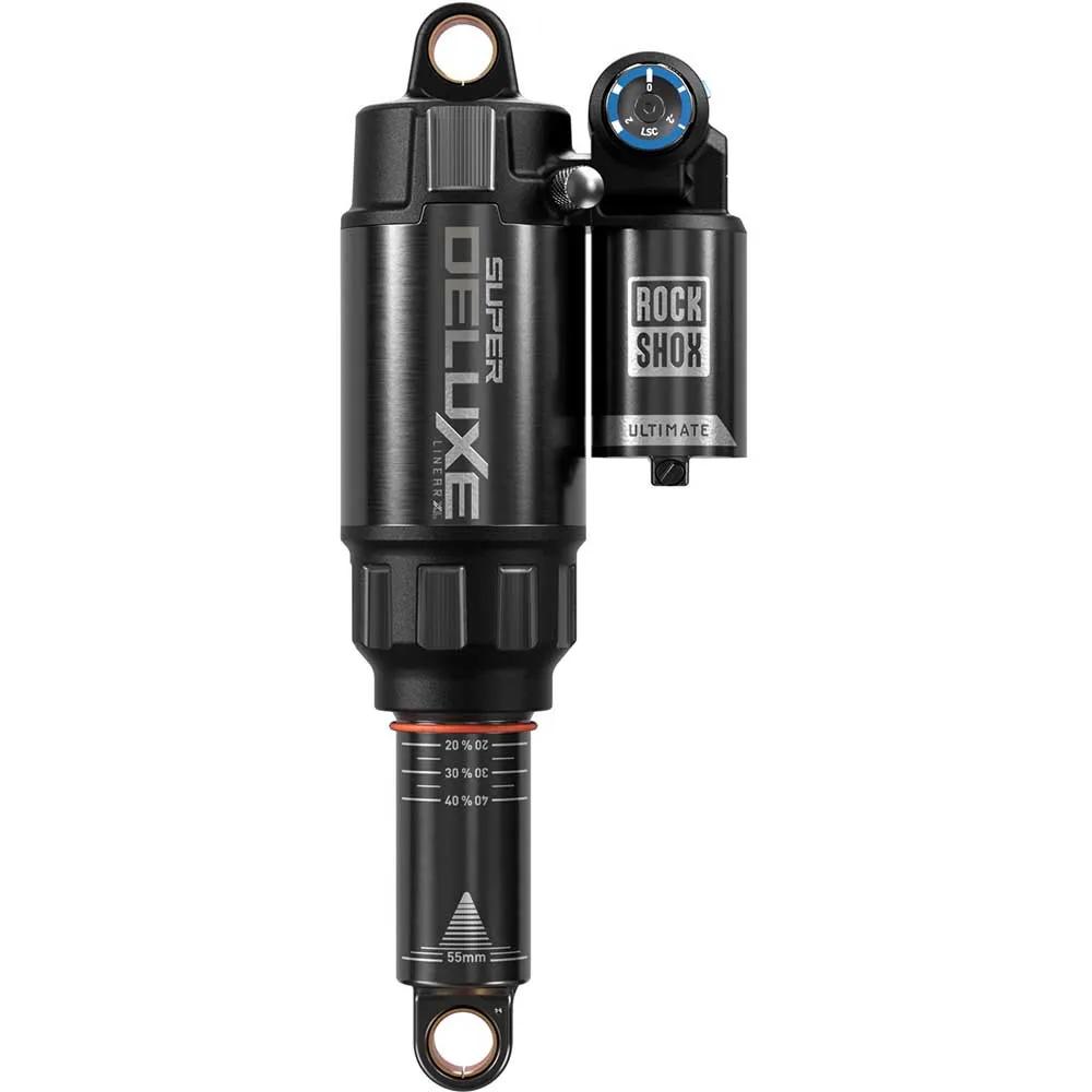 RockShox Super Deluxe Ultimate RC2T Linear XL Air Token Loc 3 Reb55/Comp30 Lockout45 HB Trn Std D1 Santa Cruz Vala 2025+ shock absorber
