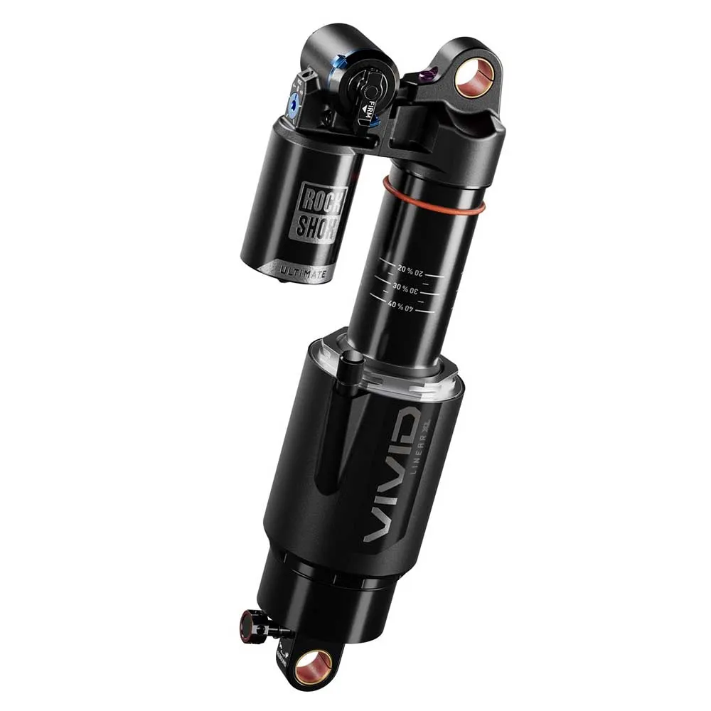 RockShox Vivid Ultimate RC2T Linear XL Air 4 Tokens Reb55/Comp30 Lockout 25 Adj HydB/O 90º Standard D1 SBC Levo/LevoSL S2-S6 2022+ shock absorber