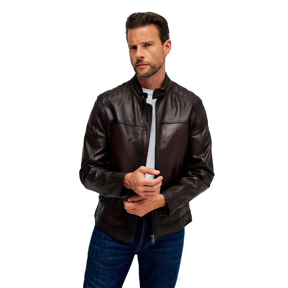 Salsa Jeans 21011185 Leather Biker jacket