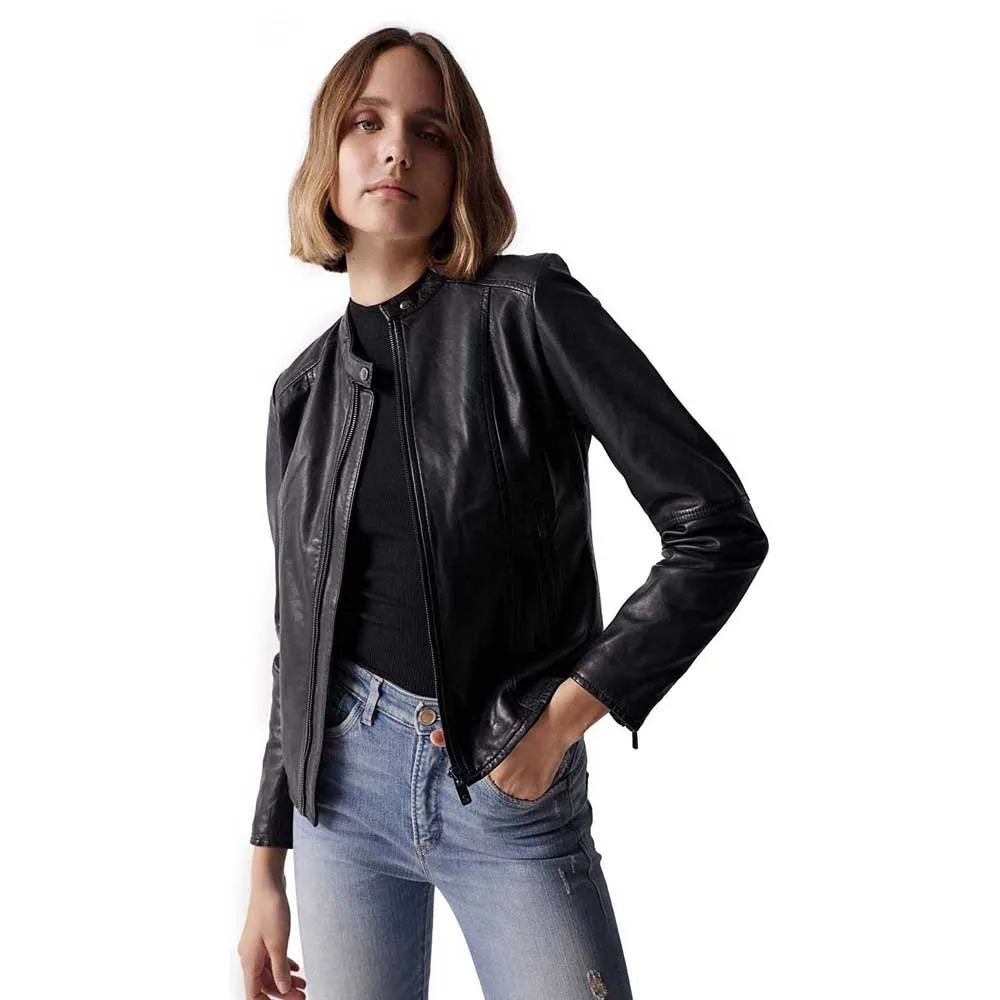 Salsa Jeans Basic leather jacket