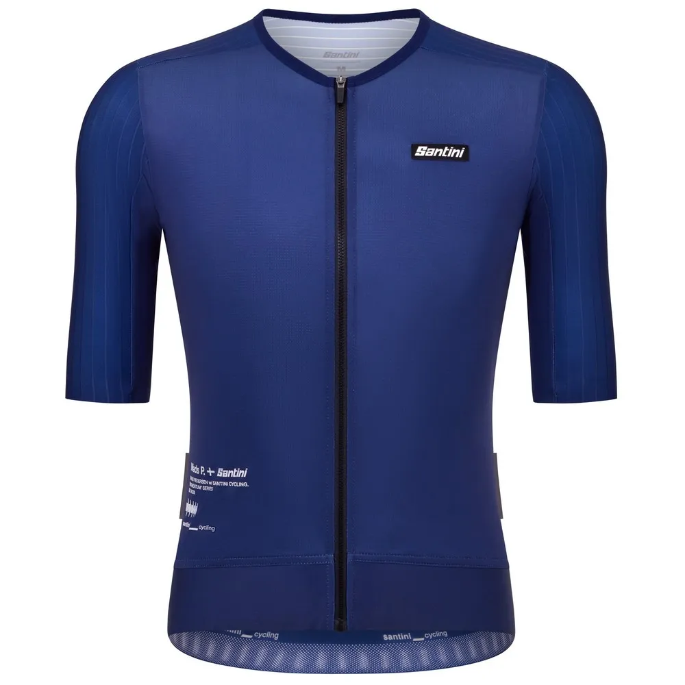 Santini Mads Pedersen Momentum Series short sleeve jersey