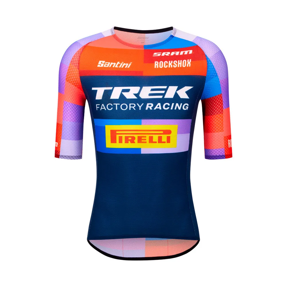 Santini Trek Factory Racing 2025 short sleeve jersey
