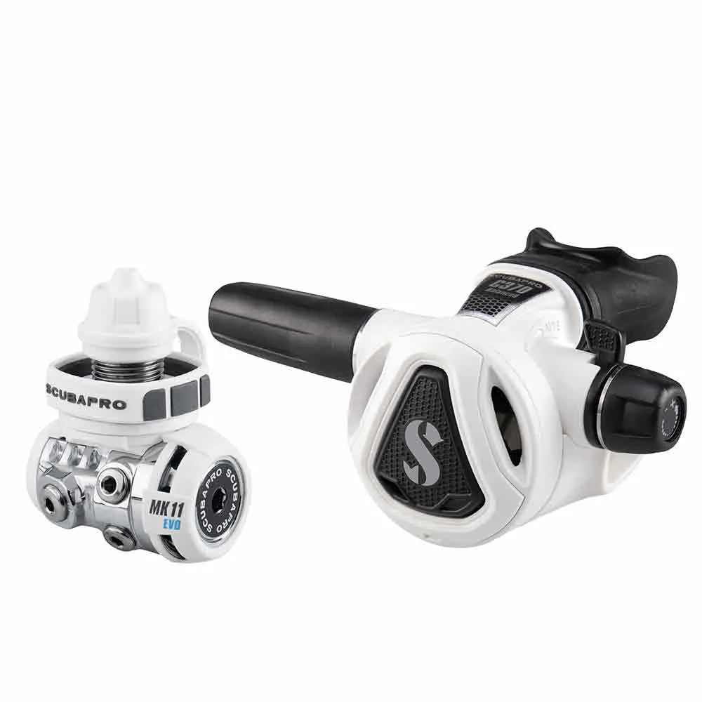 Scubapro MK11 Evo DIN C370 diving regulator set