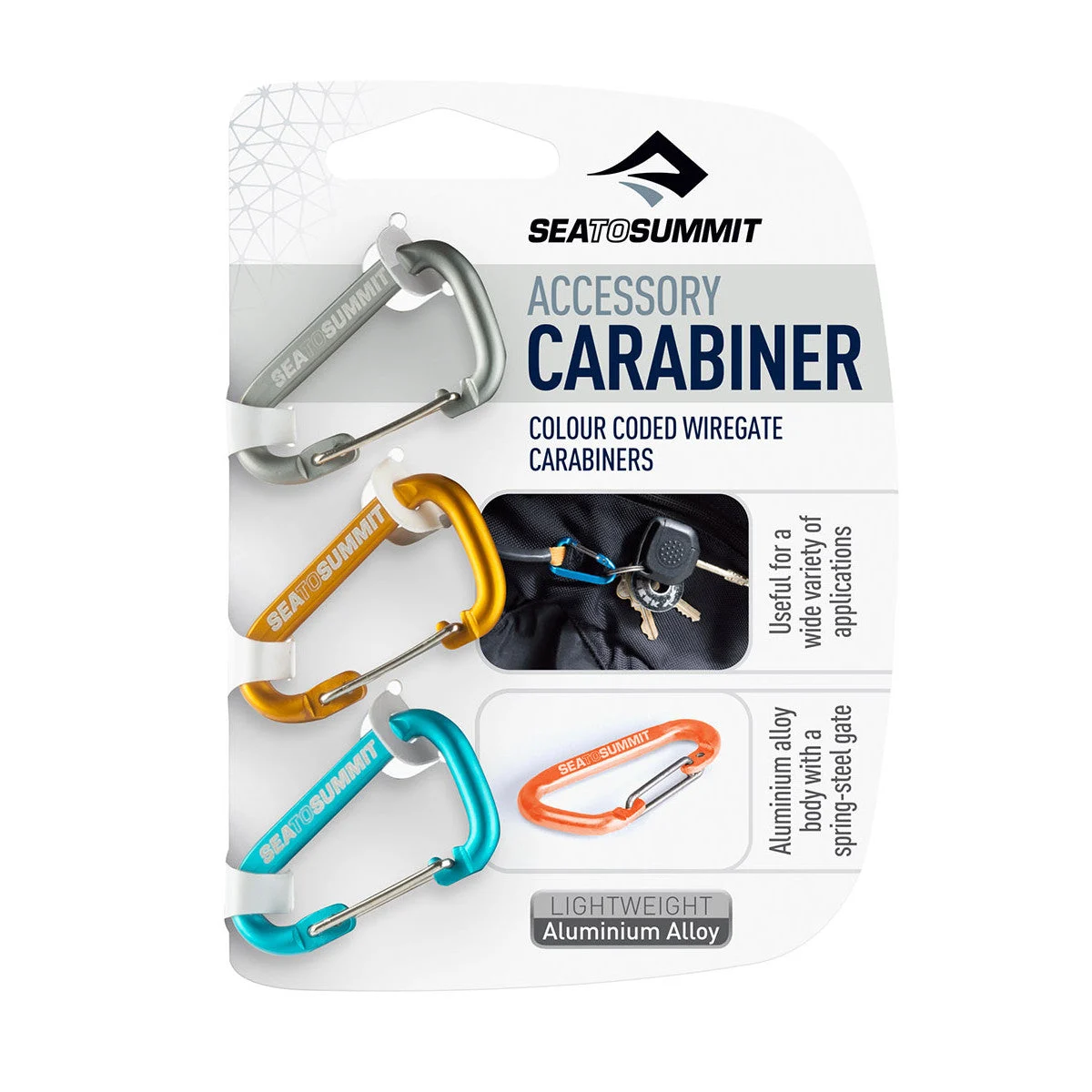 Sea to Summit Accessory Carabiner 3-Pack