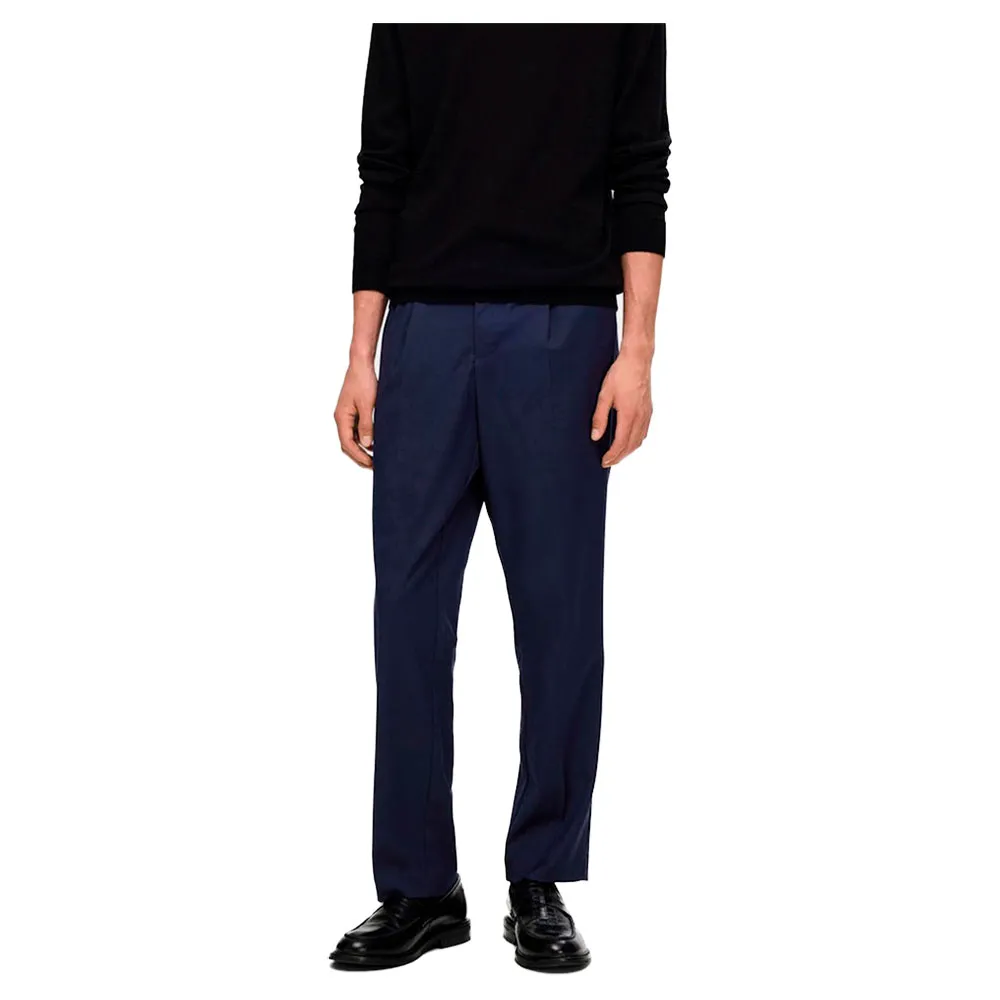 Selected 190 Leroy Pleat Regular Tapered Fit pants