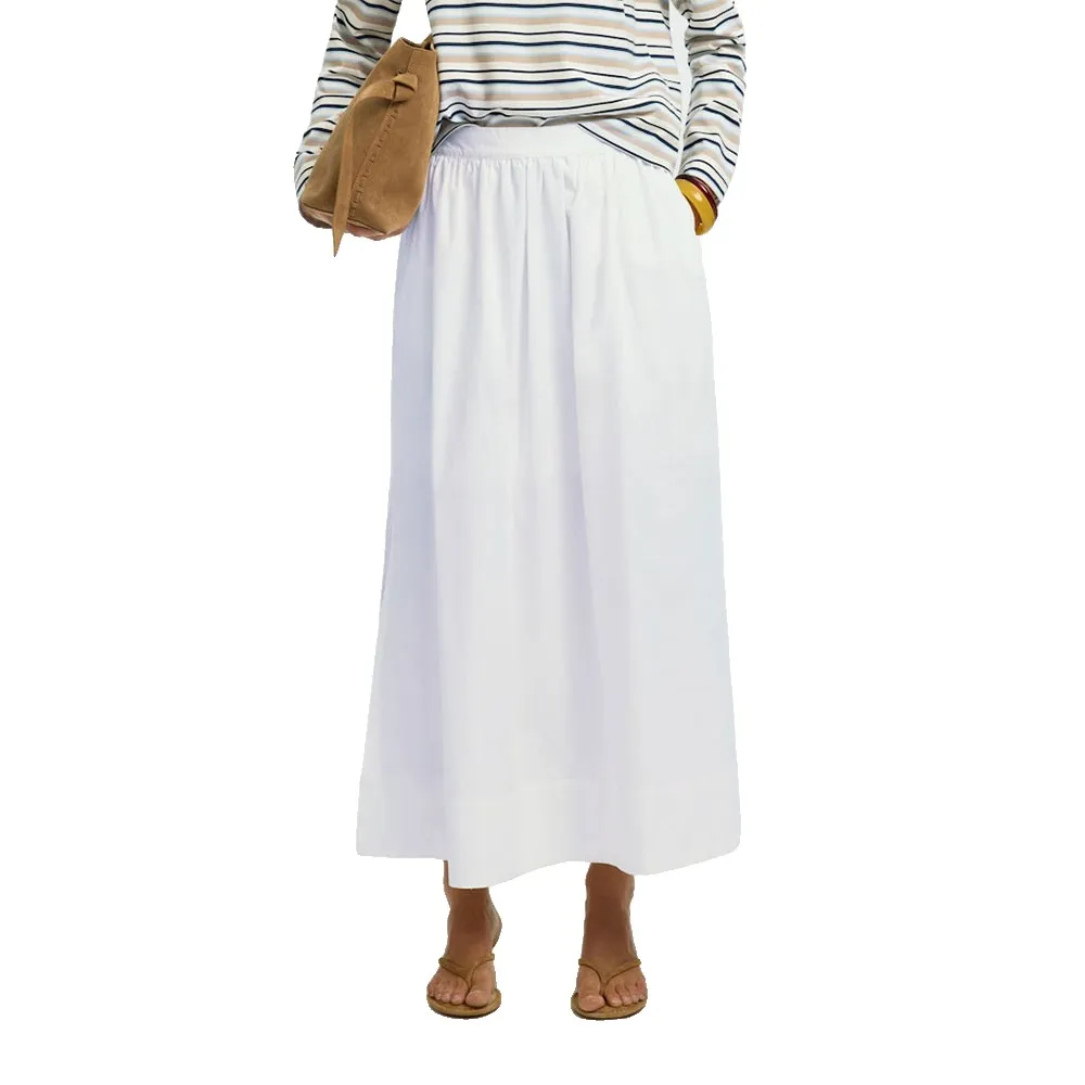 Selected Blair Ankle Slit High Waist Midi Skirt