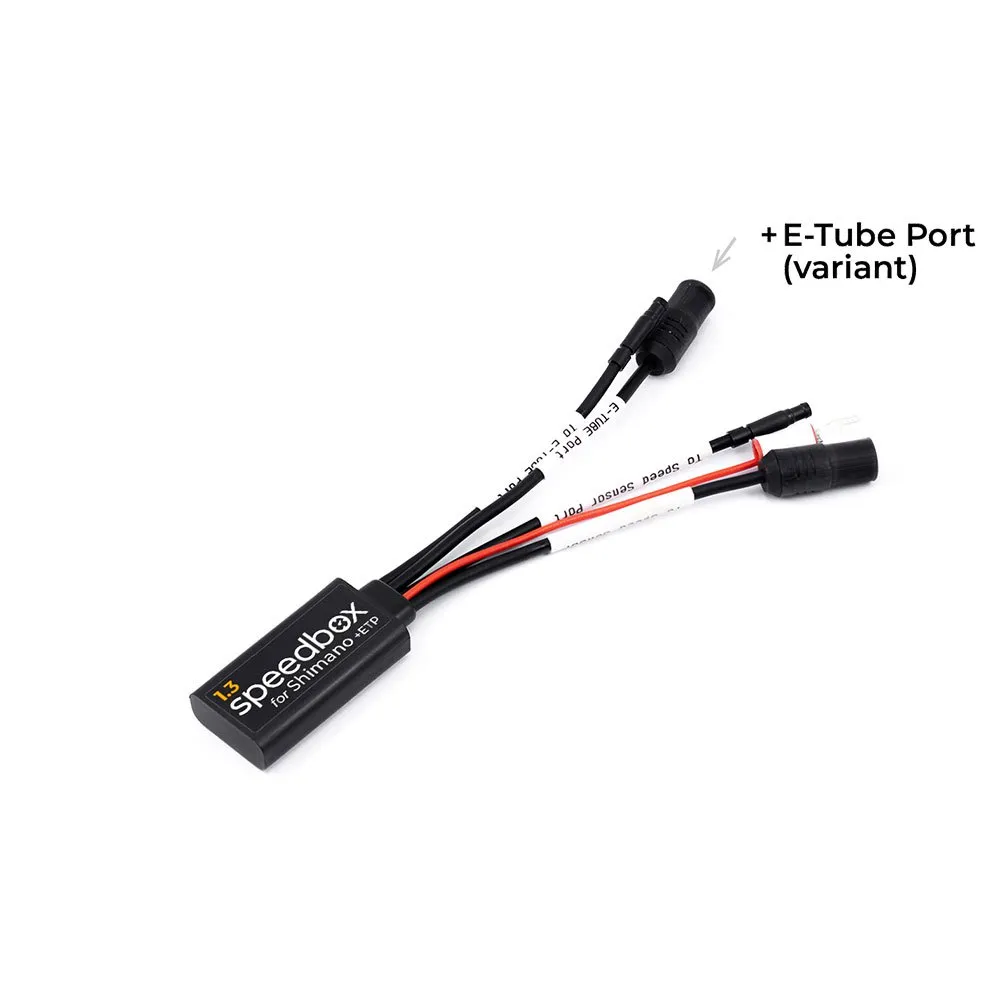 Speedbox Shimano EP8 1.3 + E-Tube Port speed increasing device