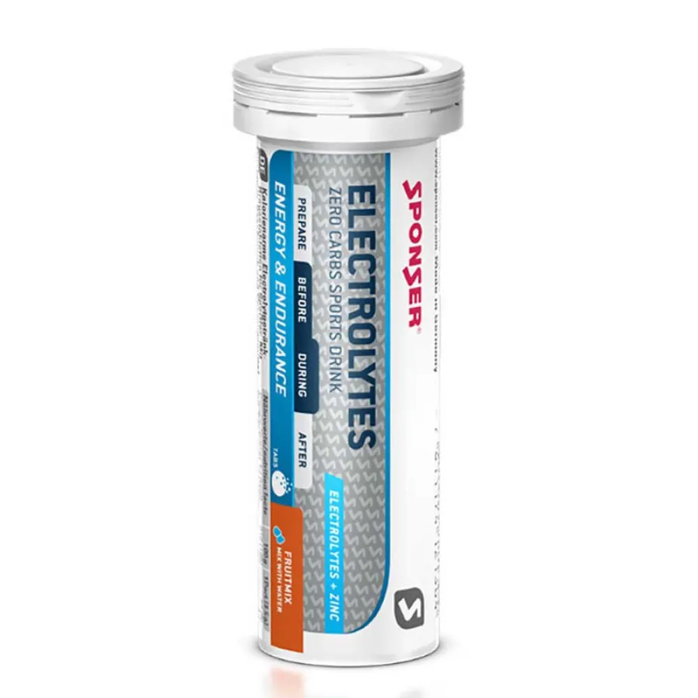 Sponser Sport Food Electrolytes Drink Box fruit mix 4.5g 12 units