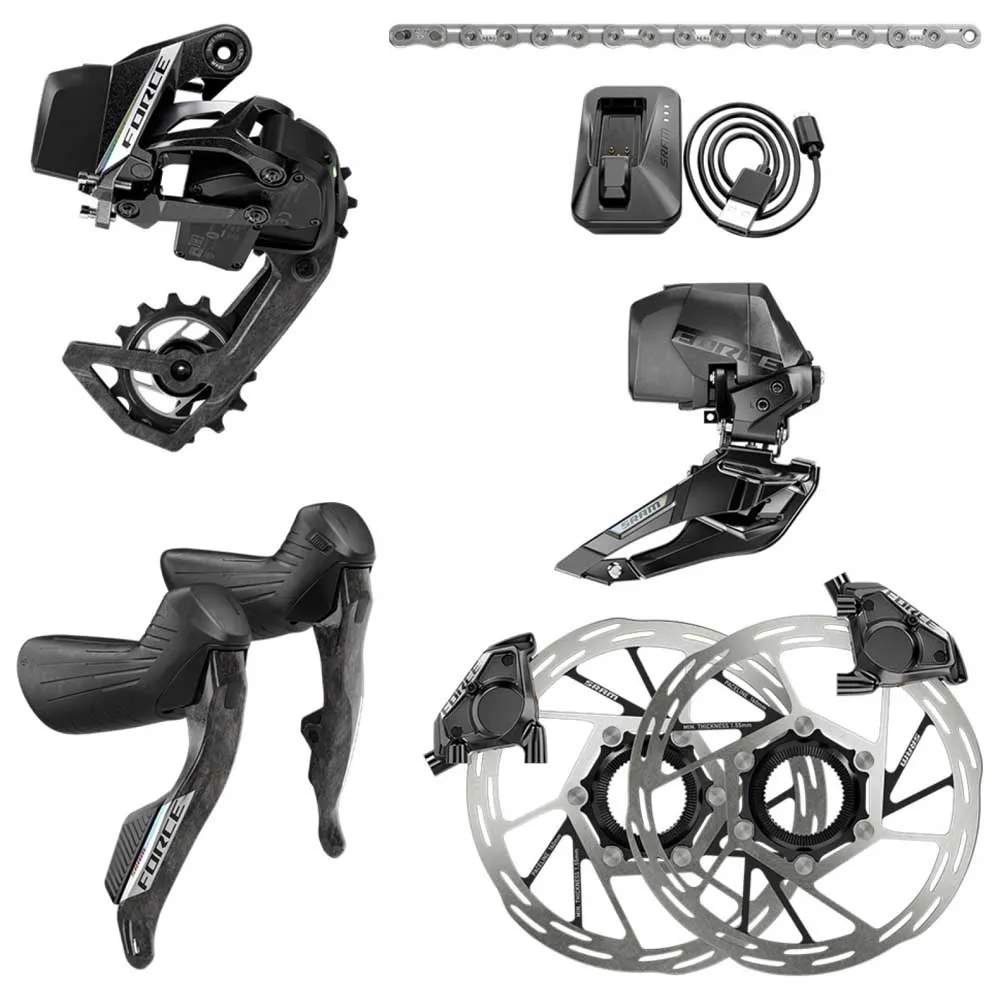 Sram Force AXS 36t 160 mm Disc Flatmount groupset