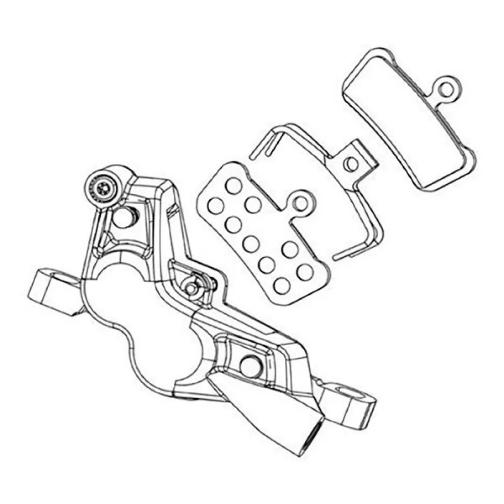Sram G2 Ultimate A2 Caliper Assembly Standard disc brake caliper