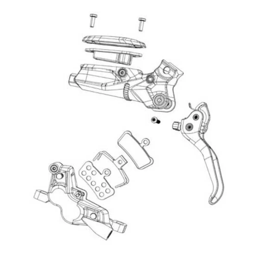 Sram Pro DOT 5.1 V2-X0/XX/Guide/Level/Code/HydroRoad/G2 Brakes Bleed Kit