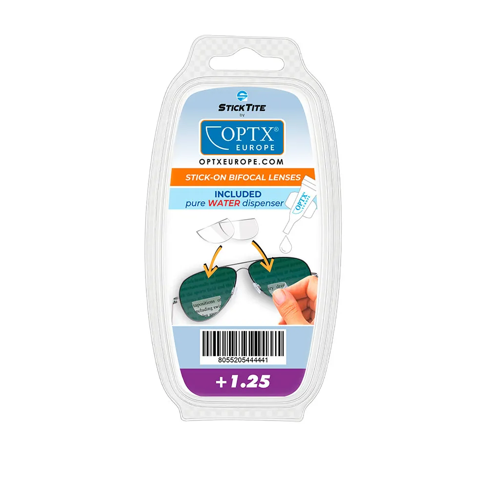 Sticktite Prescription lens with cleaning kit 3 cm