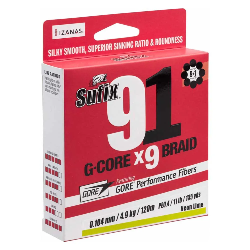 Sufix 91 300 m braided line