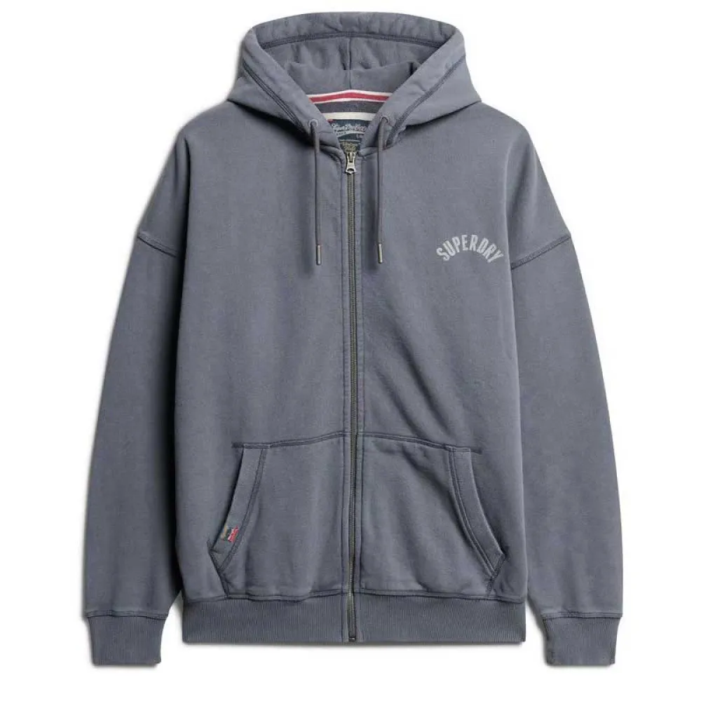 Superdry Athletic Ess Oversized full zip sweatshirt