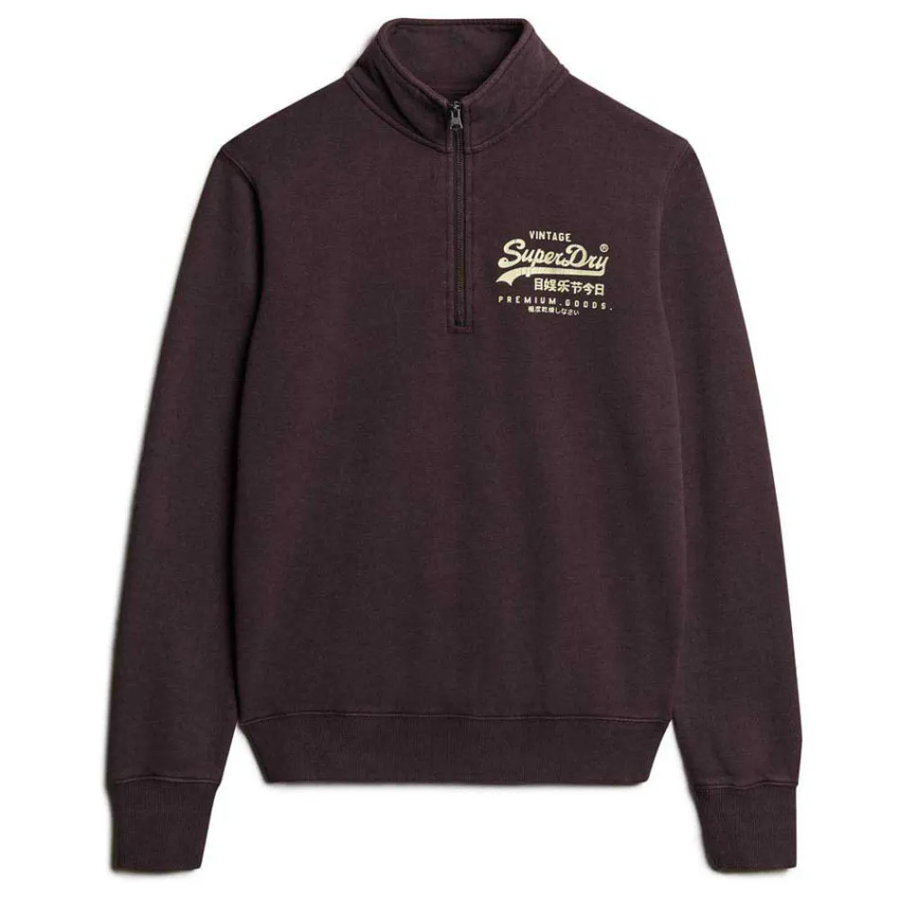 Superdry Classic Vl Graphic half zip sweatshirt