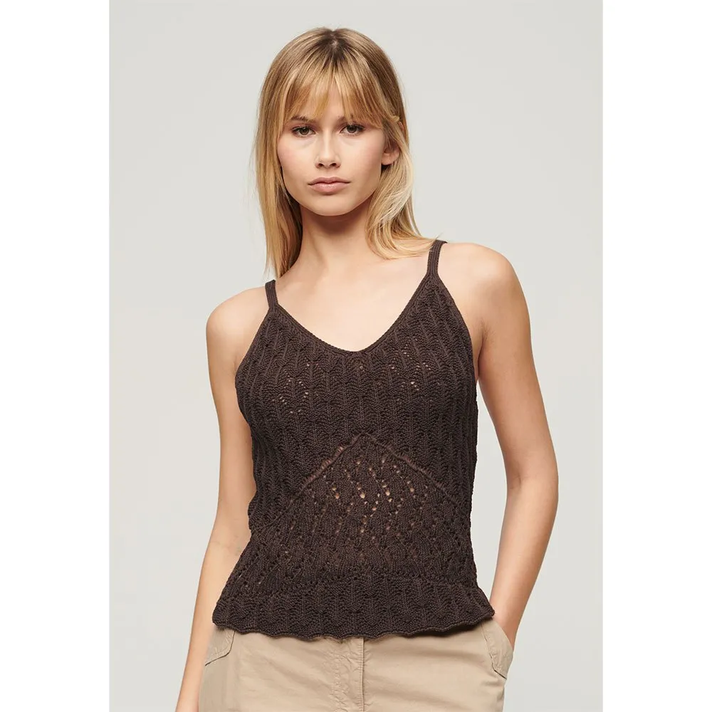 Superdry Crochet Cami sleeveless T-shirt