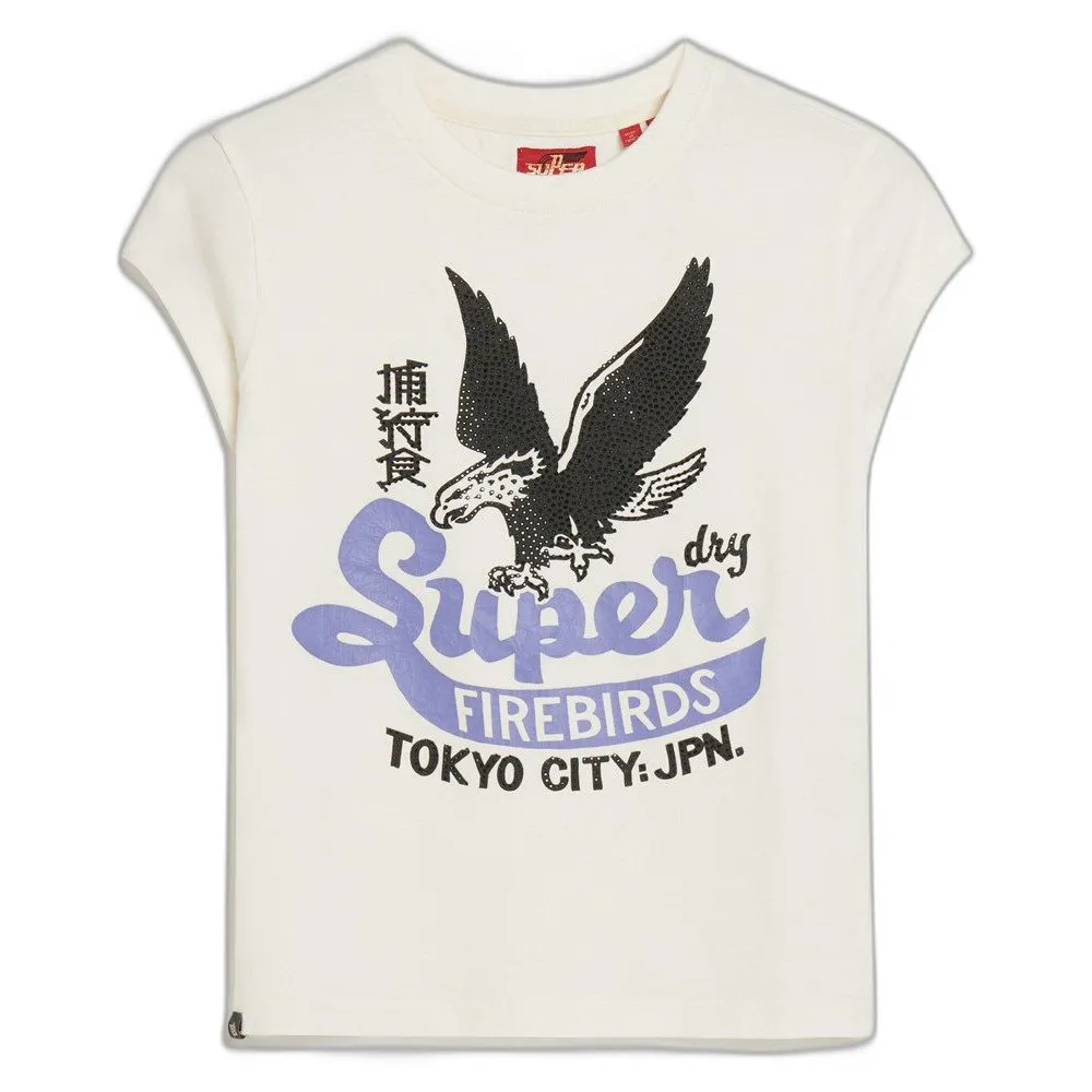 Superdry Embellished Poster Cap short sleeve T-shirt