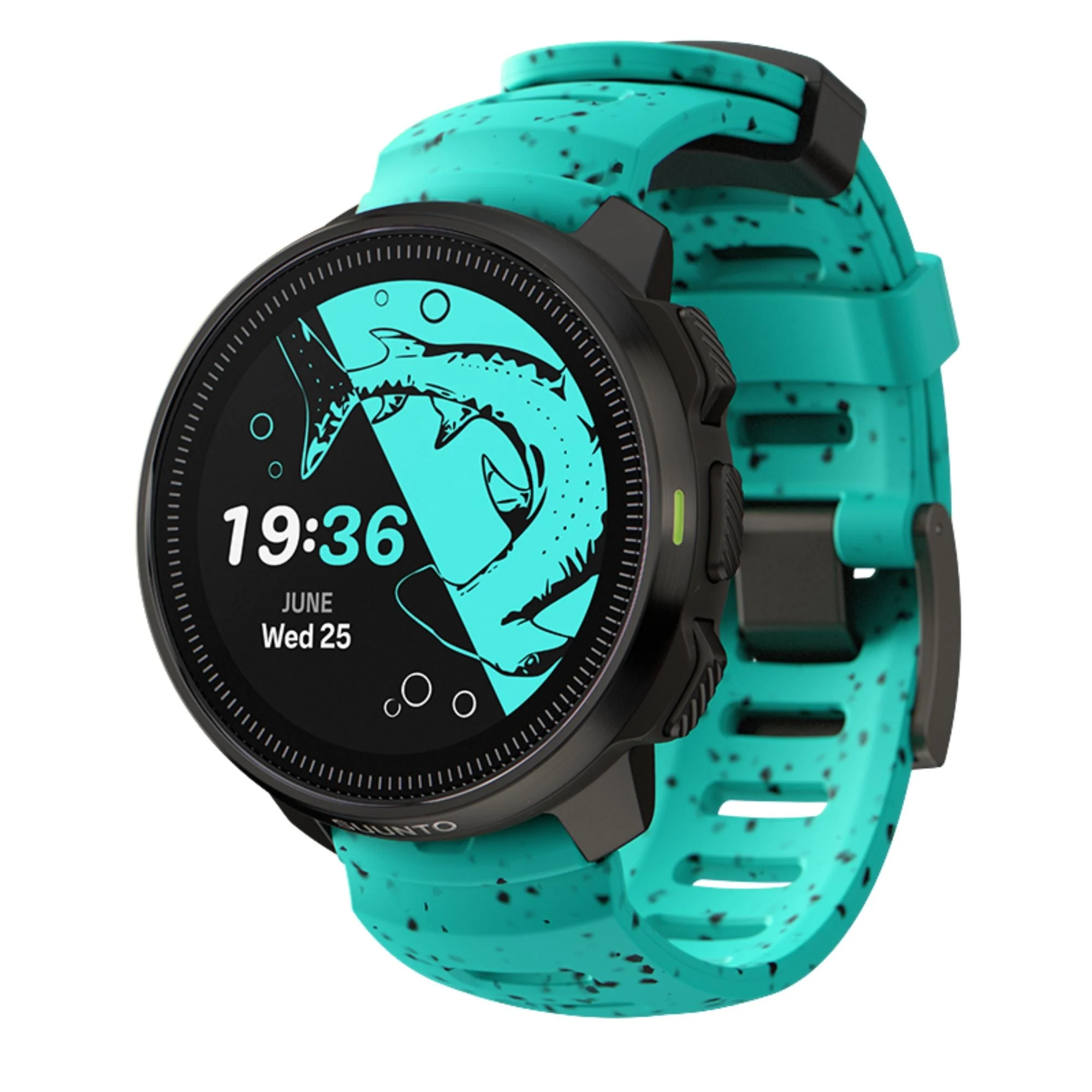 Suunto Green Glow 22mm Dive Computer Strap