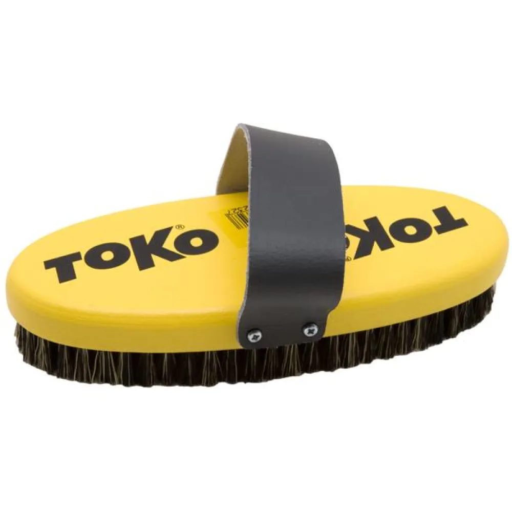 Toko Base Brush Oval Horsehair With Strap
