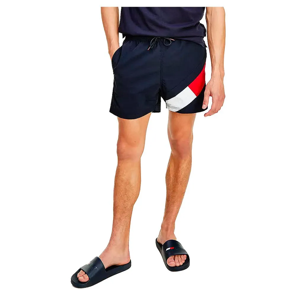 Tommy Hilfiger Colour Blocked Slim Fit Mid Length swimming shorts