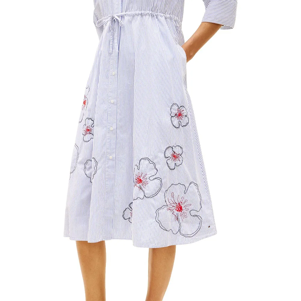 Tommy Hilfiger WW0WW50546 short sleeve midi dress