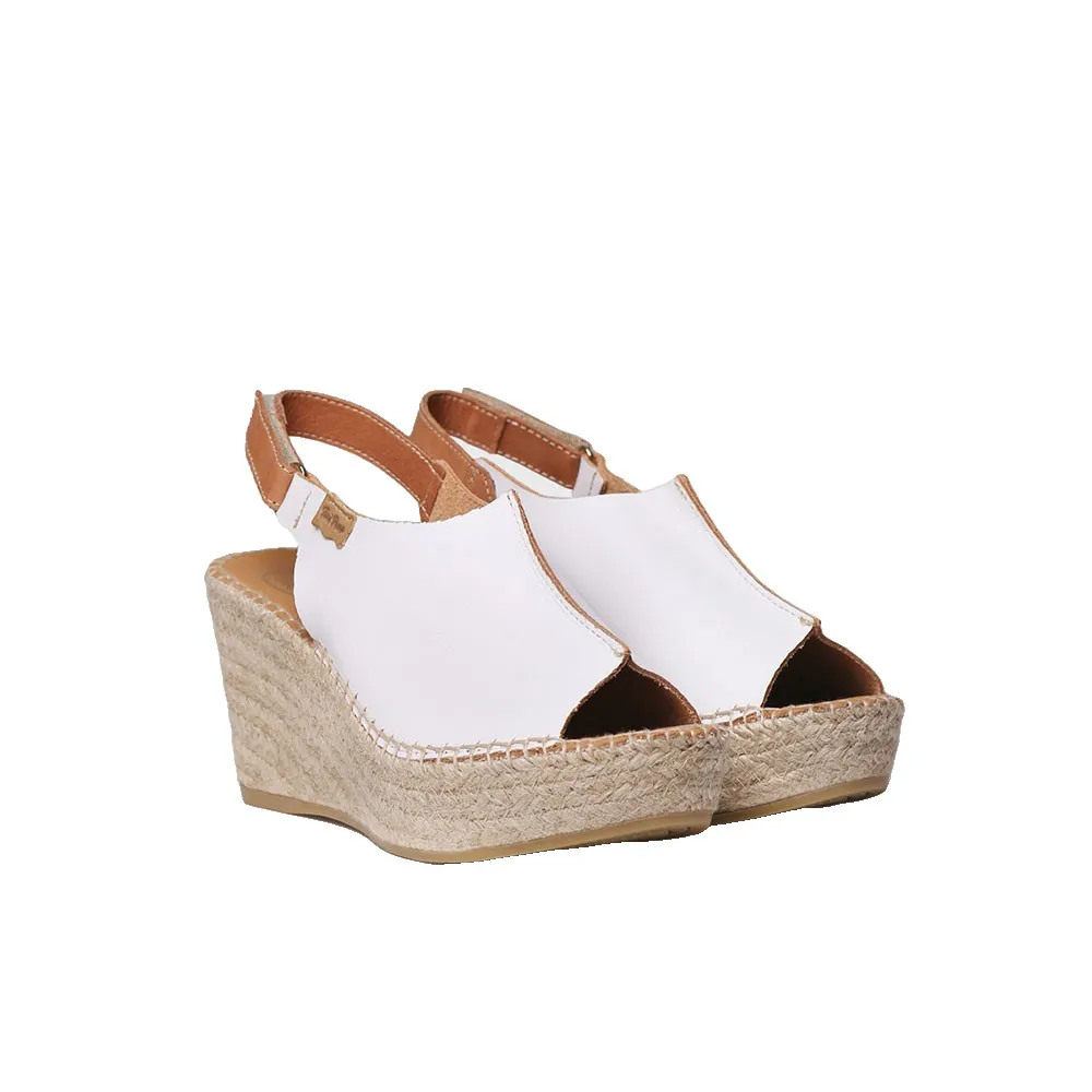 Toni Pons Lugano-P esparto wedge sandals