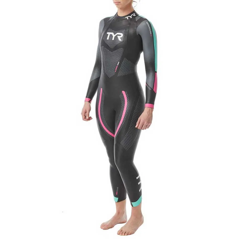 TYR Hurricane CAT-5 woman long sleeve neoprene wetsuit refurbished