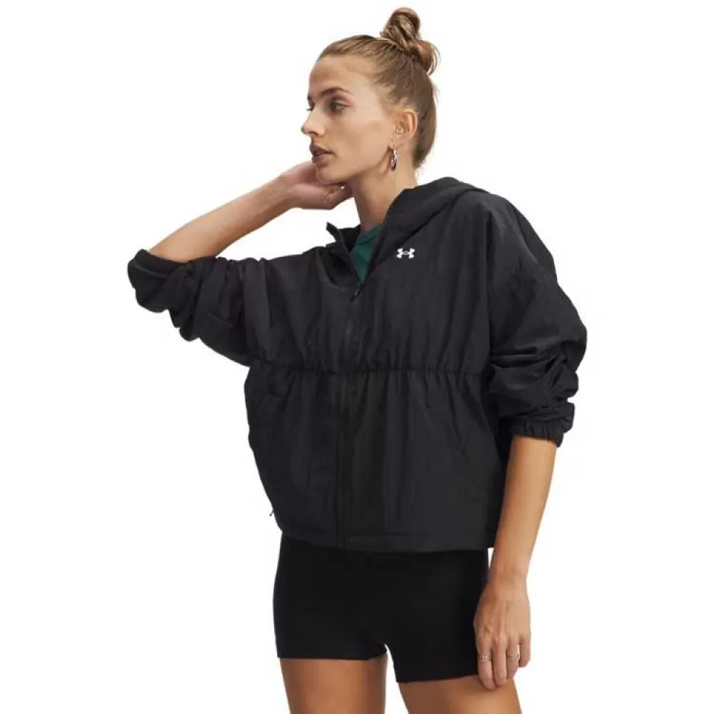 Under Armour Rival Woven Bungee full zip sweatshirt