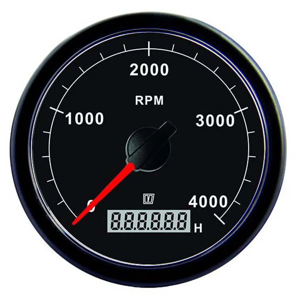 Vetus 0-4000rpm Tachometer 12-24V